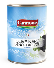 Olivy černé bez pecek Cannone 4kg